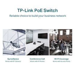 TP-LINK 28-Port Gigabit Easy Smart Switch with 24-Port PoE+