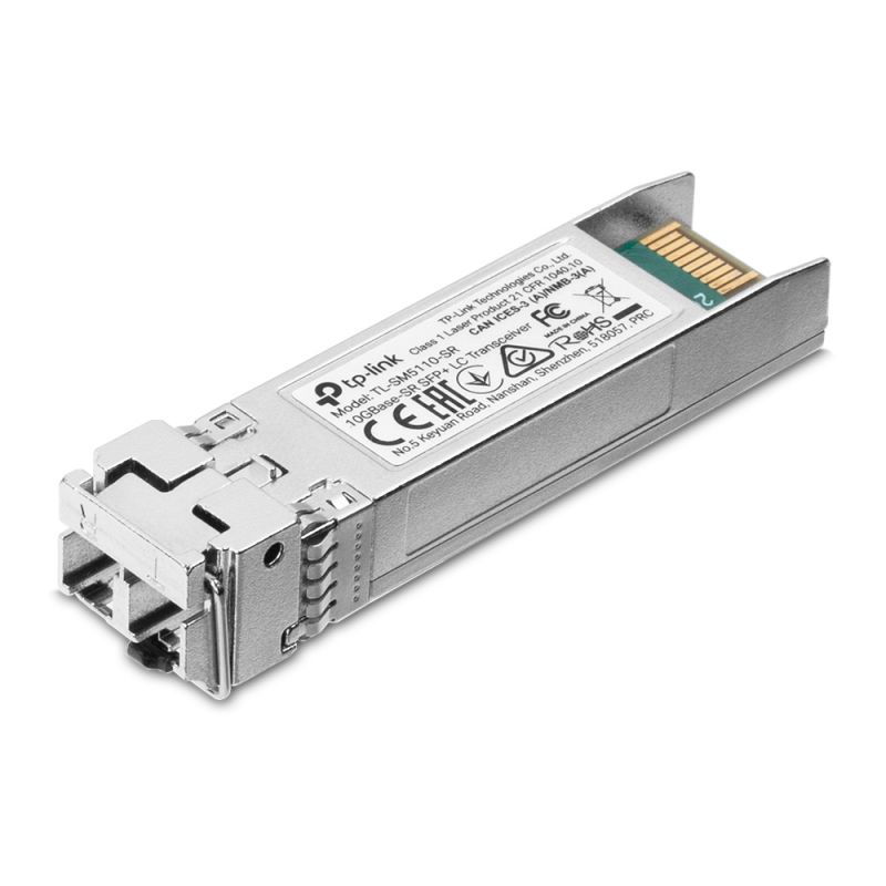 TP-LINK TL-SM5110-SR módulo de transcetor de rede Fibra ótica 10000 Mbit/s SFP+ 850 nm