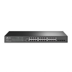 TP-LINK TL-SG3428 switch de rede Gerido L2 Gigabit Ethernet (10/100/1000) 1U Preto