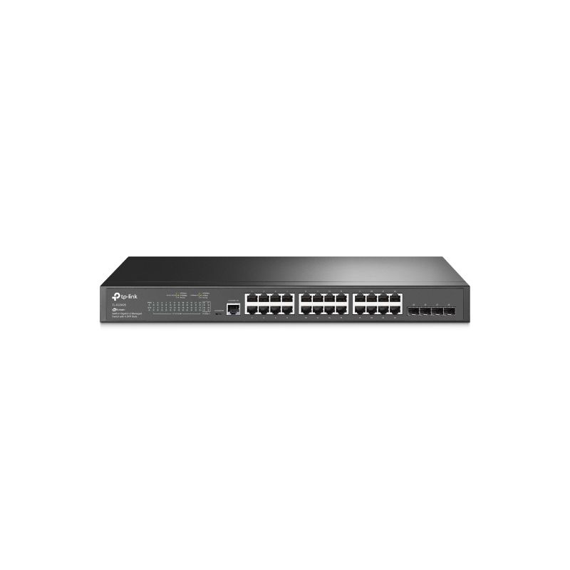 TP-LINK TL-SG3428 switch de rede Gerido L2 Gigabit Ethernet (10/100/1000) 1U Preto