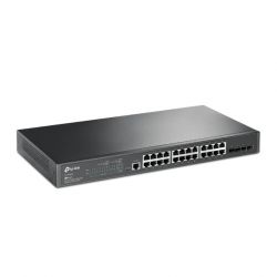 TP-LINK TL-SG3428 switch de rede Gerido L2 Gigabit Ethernet (10/100/1000) 1U Preto