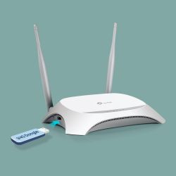 TP-LINK TL-MR3420 routeur sans fil Fast Ethernet Noir, Blanc