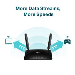 TP-LINK Archer MR600 router inalámbrico Gigabit Ethernet Doble banda (2,4 GHz / 5 GHz) 3G 4G Negro Versión 2