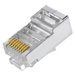 CON300-FTP5E - Conectores, RJ45 FTP CAT 5E para crimpar, Compatible…