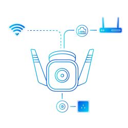 Cámara Wi-Fi de seguridad para exteriores