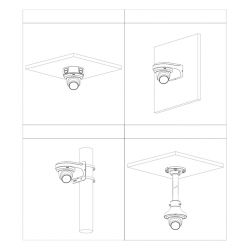 Dahua HAC-HDW1500TLMQ Dome HDCVI 4IN1 5M DN DWDR IR30m 3,6mm…