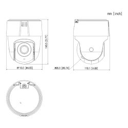 Dahua SD2A200-GN-A-PV Cámara PTZ IP 2M H265 FULL COLOR dWDR IVS…