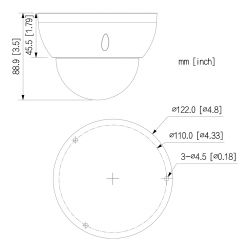 Dahua HAC-HDBW2501R-Z Dôme HDCVI 5M DN WDR IR30m 2.7-13.5mm VFM…