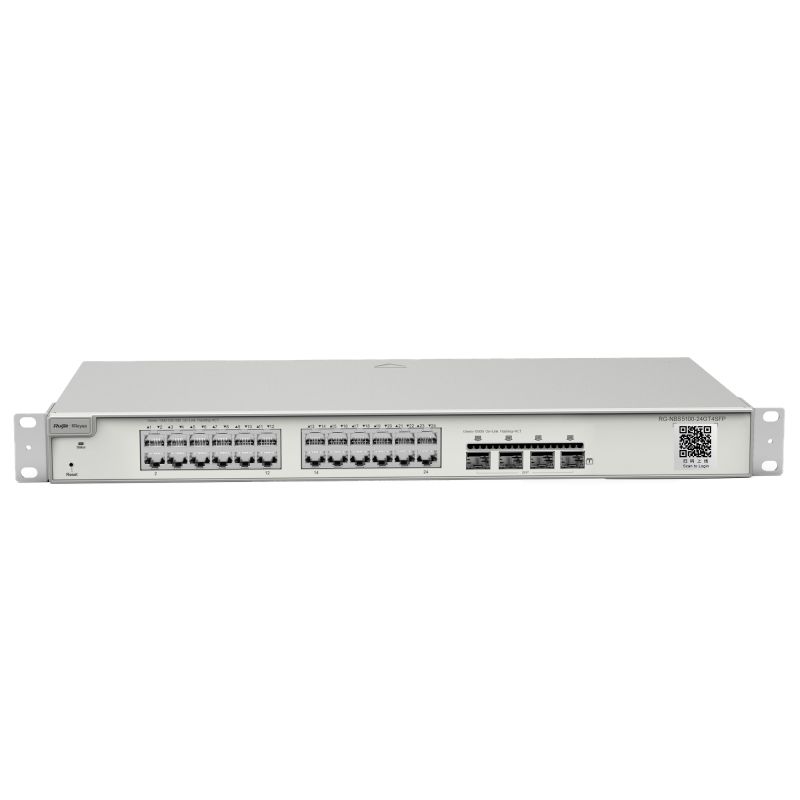 Reyee RG-NBS5100-24GT4SFP - Reyee Switch Cloud Capa 2+, 24 puertos RJ45 Gigabit, 4…