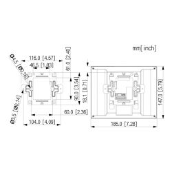 Dahua VTH8621KMS-WP Indoor 7" Surface Monitor for IP Video Door…