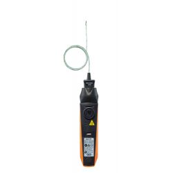 Testo 0563 4915 Thermometer 915i with flexible probe and smartphone operation