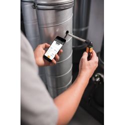 Testo 0560 1405 Anemómetro térmico 405i para smartphone