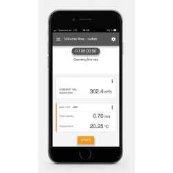 Testo 0560 1410 Anemómetro 410i con App para smartphone y tablet