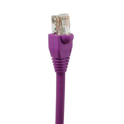 Cable de Red RJ45 U/UTP Cat 6 Cu LSFH 0,3m Violeta Televes