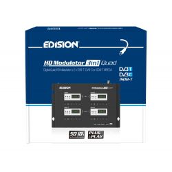 Edision Modulador HDMI 3n1 Quad a DVB-T DVB-C ISDB-T