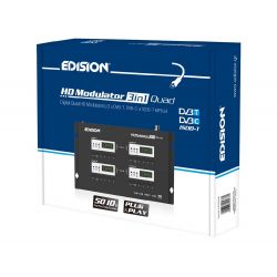 Edision Modulador HDMI 3n1 Quad a DVB-T DVB-C ISDB-T