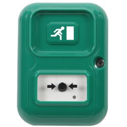 STI STI-AP-1-G-R Bouton Point d'alerte. Couleur verte.