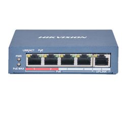 Hikvision Basic DS-3E0105P-E(B) 4-port 100Mbps PoE+ switch (1…