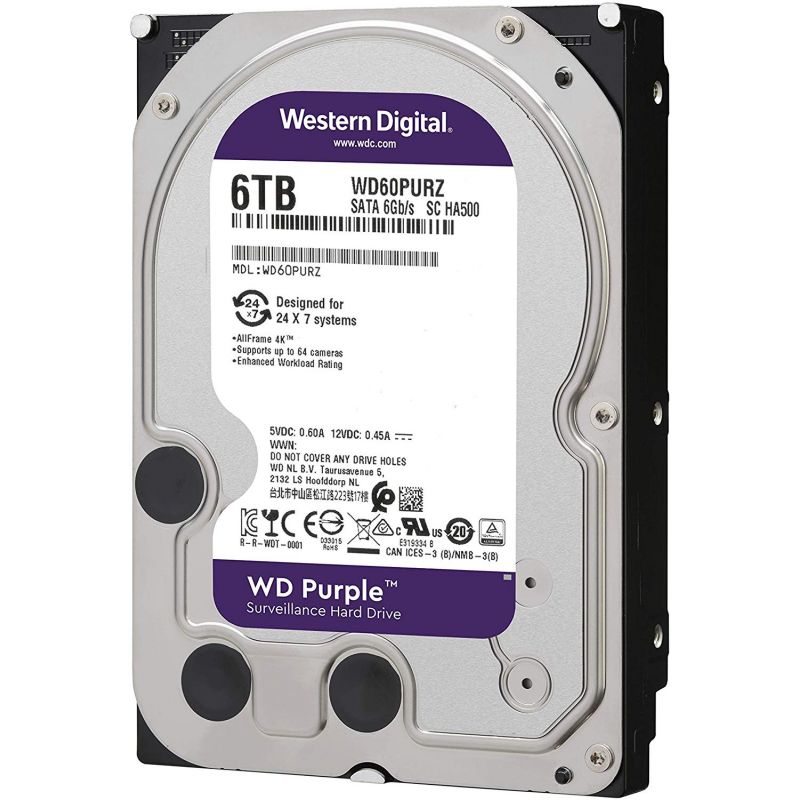 Western Digital DS-6TBWD-PURPLE Disco Duro S-ATA de 6TB de…