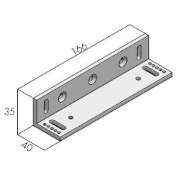 Openers MBEX180-L Equerre de fixation L pour MEX100