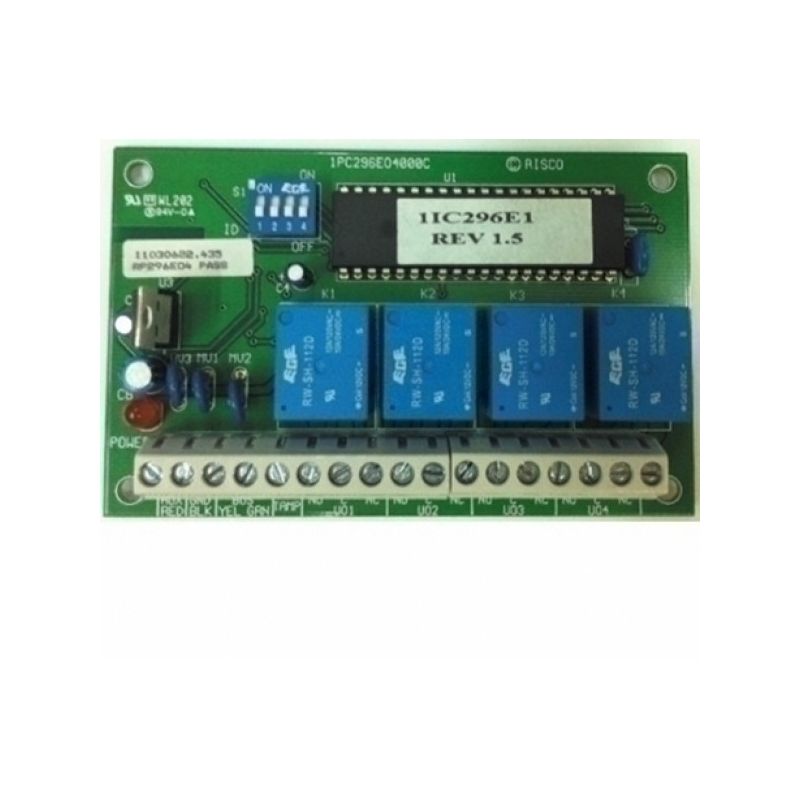 Risco RP296E04000A Module d'extension à 4 sorties pour…