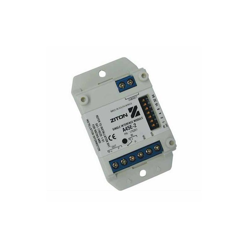 Ziton A45E-2 1-input module for Ziton analog systems.