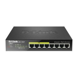 D-Link DGS-1008P Commutateur PoE cuivre 8 ports 10/100/1000 (4…