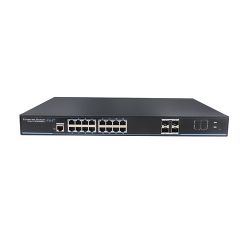 Utepo UTP3-GSW1604S-MTP250 Switch 16 Gb copper PoE ports + 4 Gb…