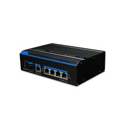 Utepo UTP6306S-PSB Commutateur industriel 4 ports cuivre PoE + 2…