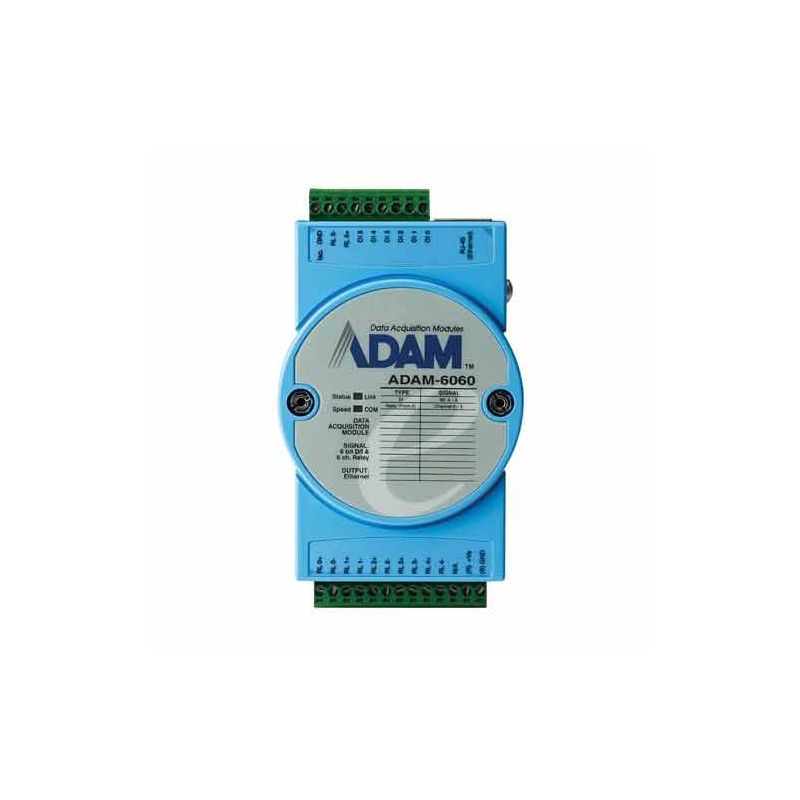 CSMR ADAM-6060 TCP/IP module with 6 inputs and 6 outputs