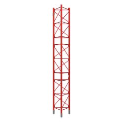 Tramo Intermedio Reforzado Torre 550XL G.C.+Rojo 3m Televes