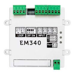 Inim EM340 Module analogique adressable avec 4 entrées…