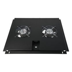 Tray 2 Ceiling Fans for Rack 19 "and 600mm deep, 390m3/h Televes