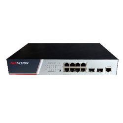 Hikvision Basic DS-3E2510P Switch PoE com 8 portas de cobre…