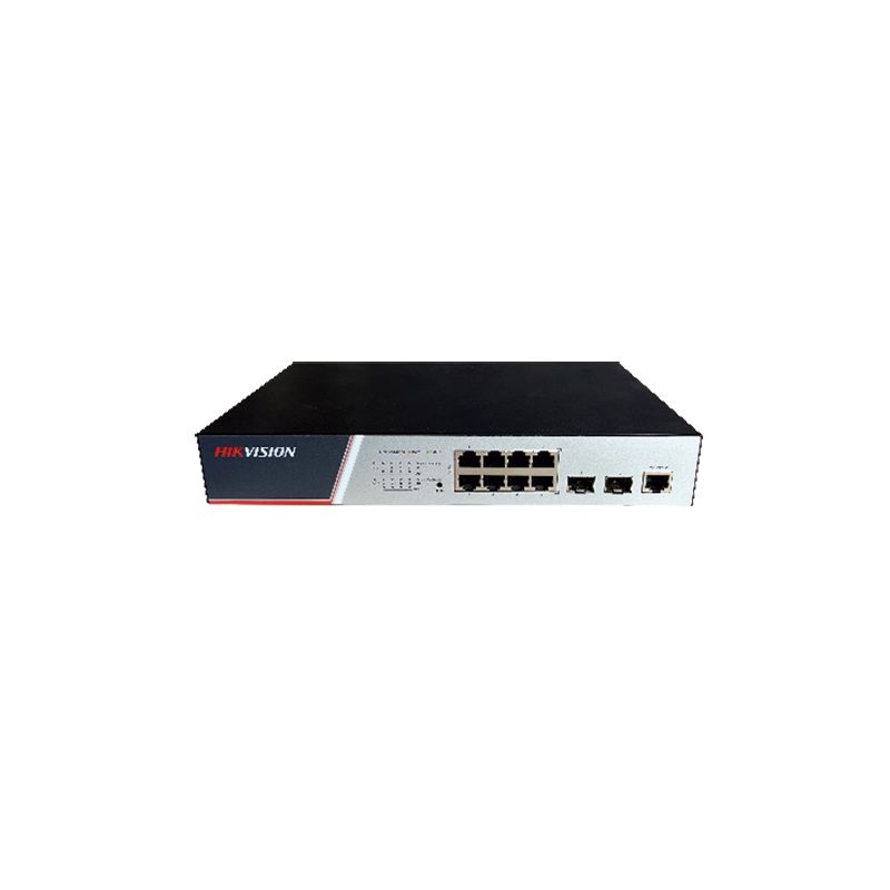 Hikvision Basic DS-3E2510P PoE switch with 8 copper ports…