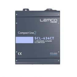 Lemco SCL-434CT 4 × DVB-S/S2/S2X + 4 × FlexCAM a 4 × DVB-T/C & IP