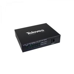 Commutateur Ethernet Layer2, ingérable 5 ports 10/100/1000 Mbps Televes