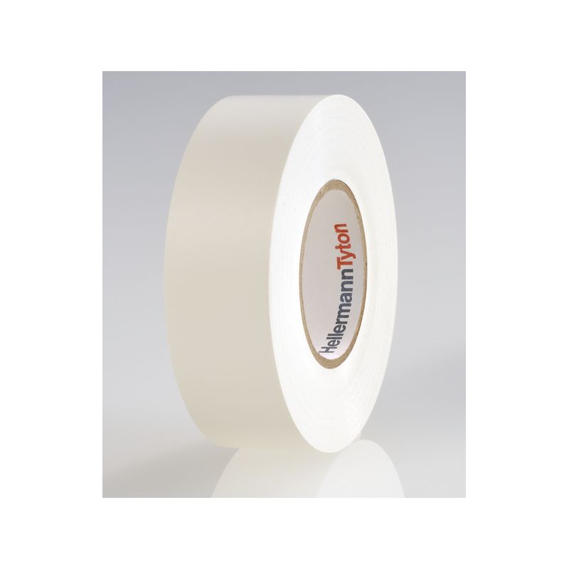 White Insulating Tape 19mmx20m HellermannTyton