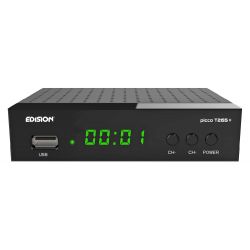 Edision Picco T265+ Récepteur numérique terrestre et câble FullHD DVB-T2/C H265 HEVC 10 Bit