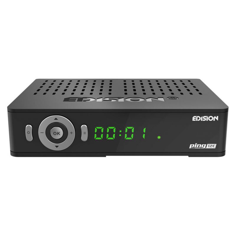 Edision Ping T2/C Digital terrestrial and cable receiver FullHD DVB-T2/C H265 HEVC 10 Bit