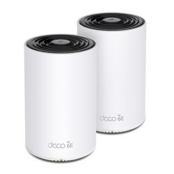 TP-Link Deco XE75 (2-pack) Tri-band (2.4 GHz / 5 GHz / 6 GHz) Wi-Fi 6E (802.11ax) Branco 3 Interno