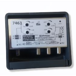 Johansson 7463 LTE amplifier 2 inputs 2 outputs