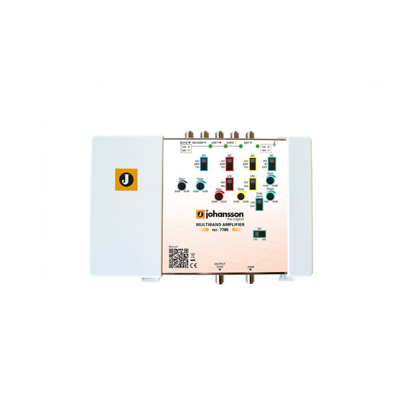 Johansson 7785 Amplificateur LTE central 4 entrées + SAT 35 dB