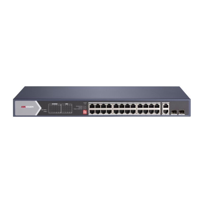 Hikvision Basic DS-3E0528HP-E Switch PoE avec 24 ports cuivre…