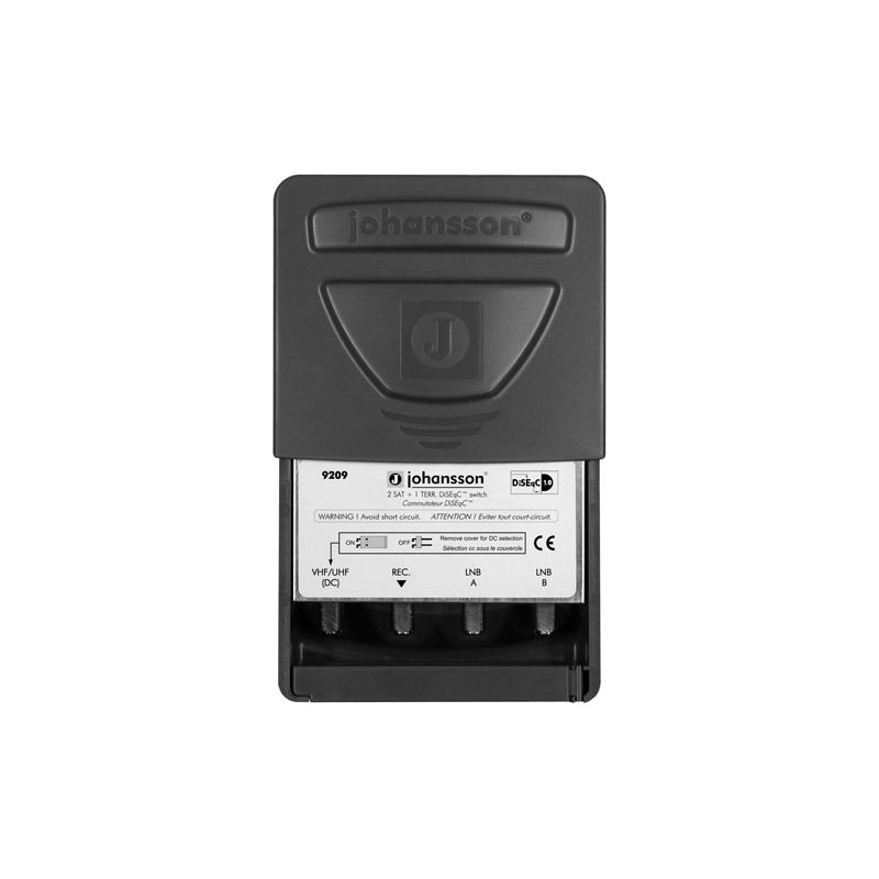 Johansson 9209 Switch Diseqc inputs 2 Sat + 1 Terr