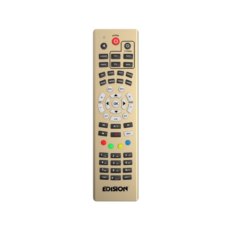 Edision EDI-RCU Remote control Universal Alu Gold