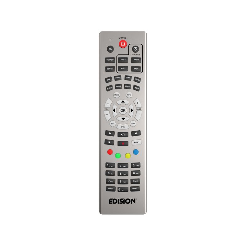 Edision EDI-RCU Remote control Universal Alu Silver