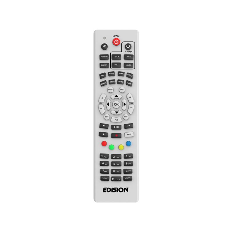 Edision EDI-RCU Remote control Universal Alu White