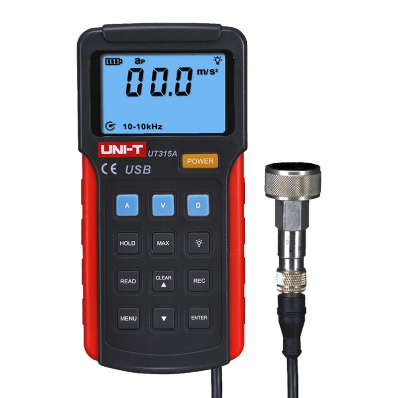 Uni-Trend UT315A - Medidor de vibraciones, Mide Aceleraciones,…