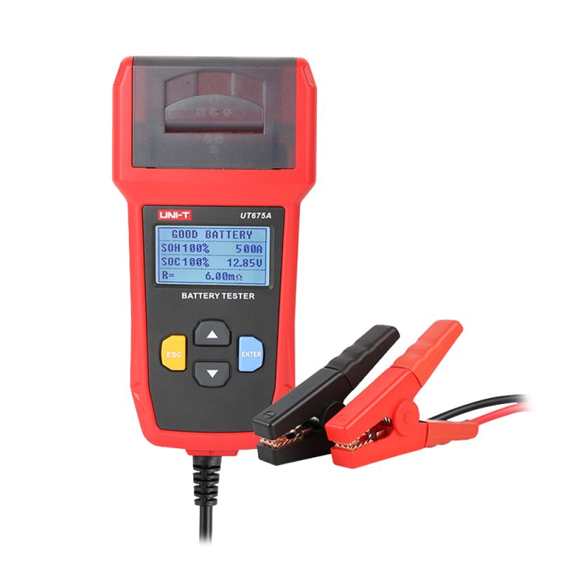 Uni-Trend UT675A - Tester de baterías, Mide capacidad, voltaje,…